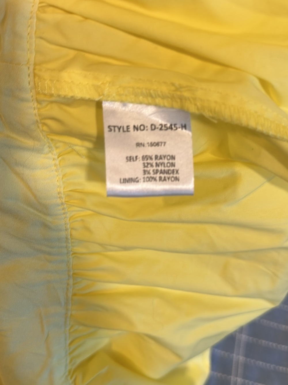 Yellow Ruffle Wrap Kids Dress - Picture 7 of 9